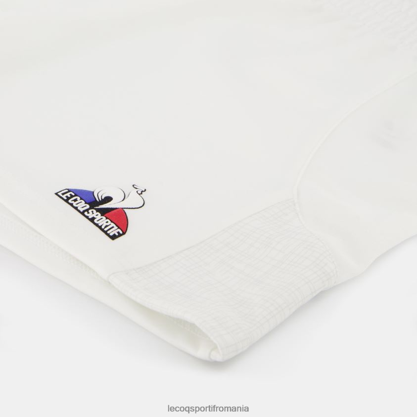 bărbați replica scurtă - xv de france white 4L4FJF235 Le Coq Sportif îmbrăcăminte