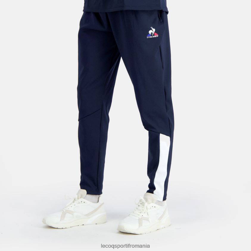 bărbați pantaloni albastri 4L4FJF114 Le Coq Sportif îmbrăcăminte