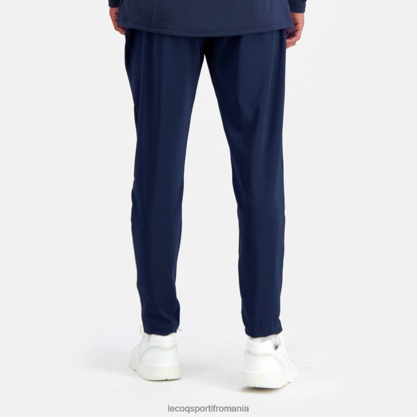 bărbați pantaloni albastri 4L4FJF114 Le Coq Sportif îmbrăcăminte