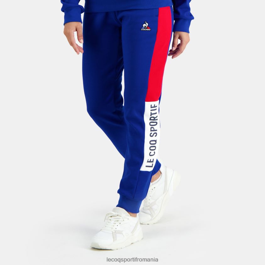 bărbați pantaloni albastri 4L4FJF499 Le Coq Sportif îmbrăcăminte