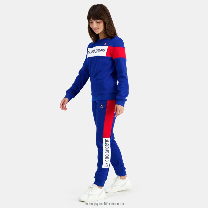bărbați pantaloni albastri 4L4FJF499 Le Coq Sportif îmbrăcăminte