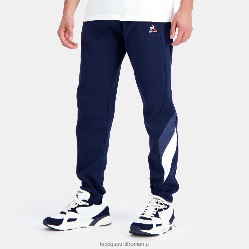 bărbați pantaloni albastri 4L4FJF502 Le Coq Sportif îmbrăcăminte