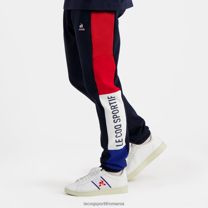 bărbați pantaloni albastri 4L4FJF503 Le Coq Sportif îmbrăcăminte