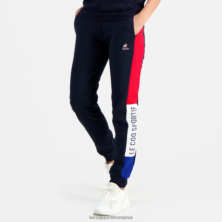 bărbați pantaloni albastri 4L4FJF503 Le Coq Sportif îmbrăcăminte