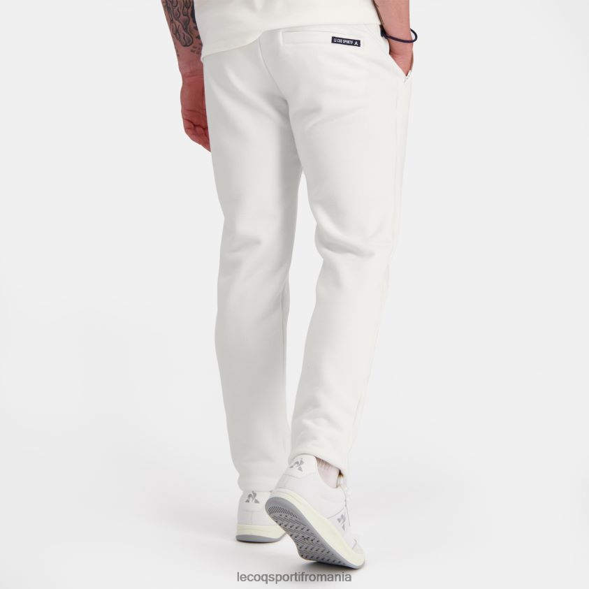 bărbați pantaloni de modă albi 4L4FJF89 Le Coq Sportif îmbrăcăminte