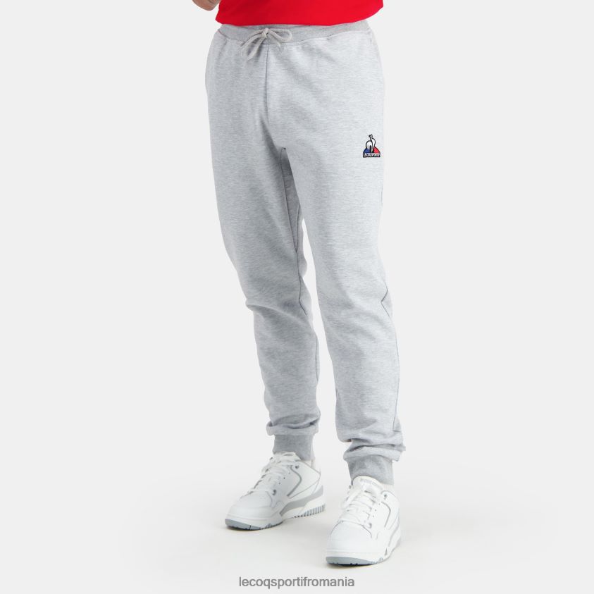 bărbați pantaloni de modă gri 4L4FJF102 Le Coq Sportif îmbrăcăminte
