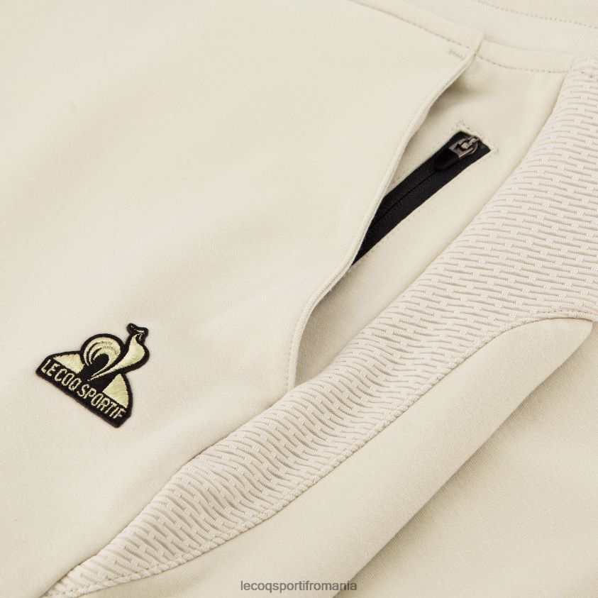 bărbați pantaloni de modă maro 4L4FJF83 Le Coq Sportif îmbrăcăminte