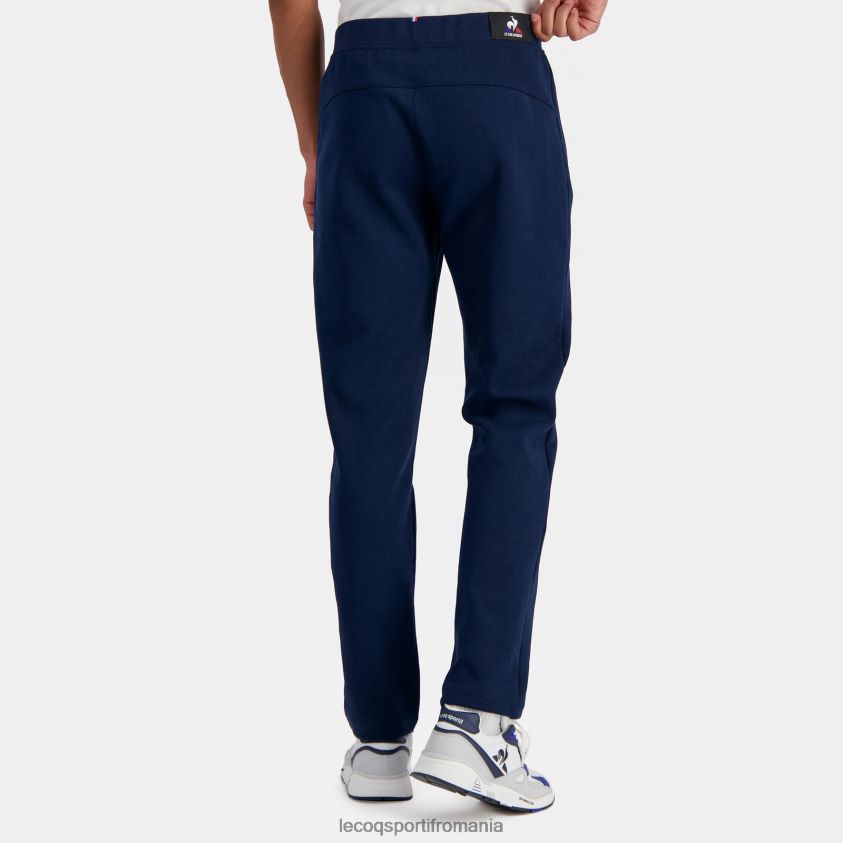 bărbați pantaloni de moda albastri 4L4FJF101 Le Coq Sportif îmbrăcăminte