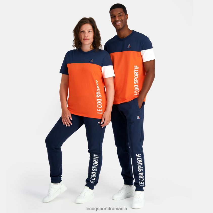 bărbați pantaloni de moda albastri 4L4FJF91 Le Coq Sportif îmbrăcăminte