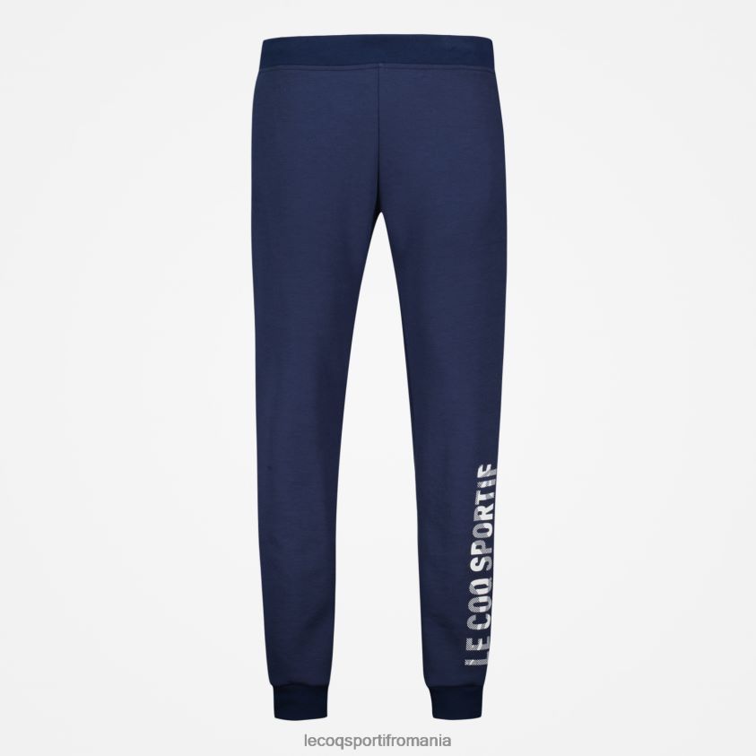 bărbați pantaloni de moda albastri 4L4FJF91 Le Coq Sportif îmbrăcăminte