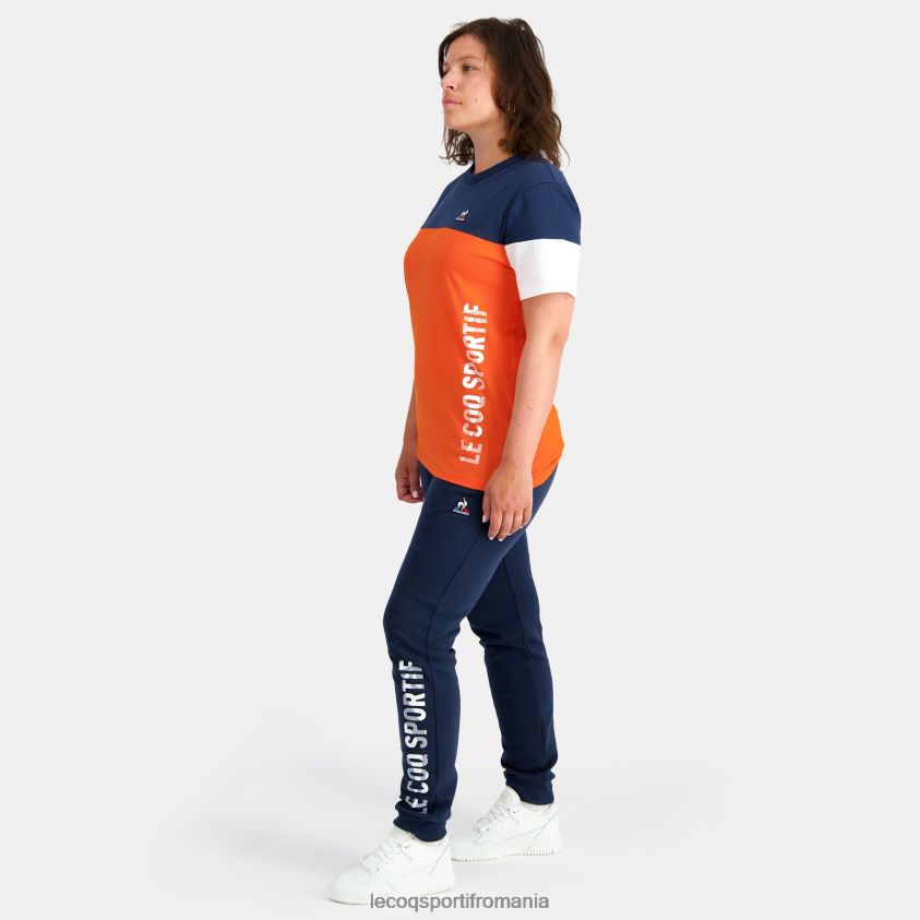 bărbați pantaloni de moda albastri 4L4FJF91 Le Coq Sportif îmbrăcăminte