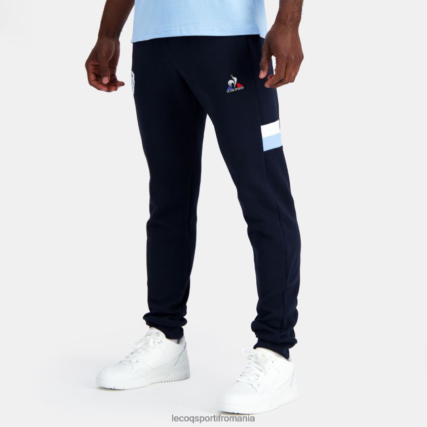 bărbați pantaloni de moda albastri 4L4FJF95 Le Coq Sportif îmbrăcăminte