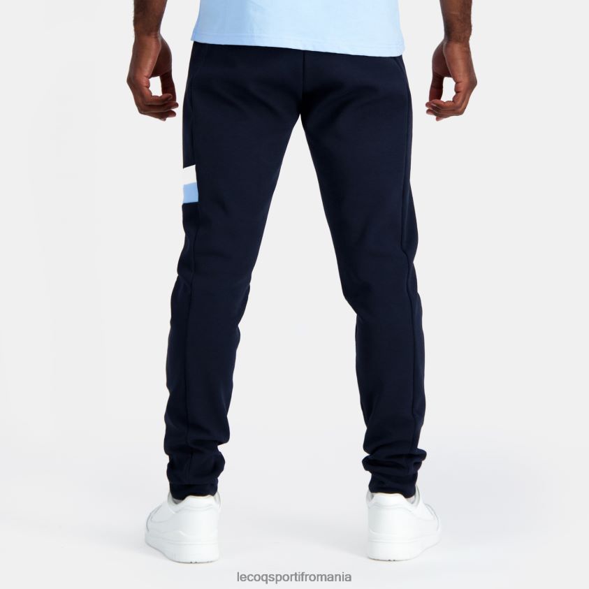 bărbați pantaloni de moda albastri 4L4FJF95 Le Coq Sportif îmbrăcăminte