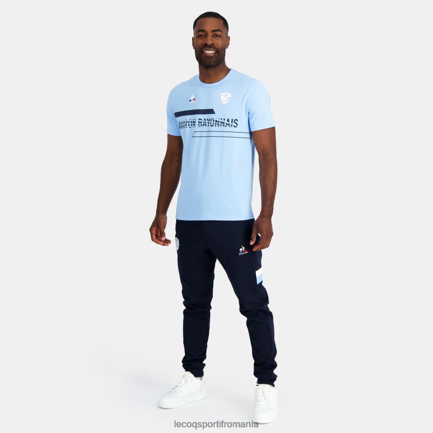 bărbați pantaloni de moda albastri 4L4FJF95 Le Coq Sportif îmbrăcăminte