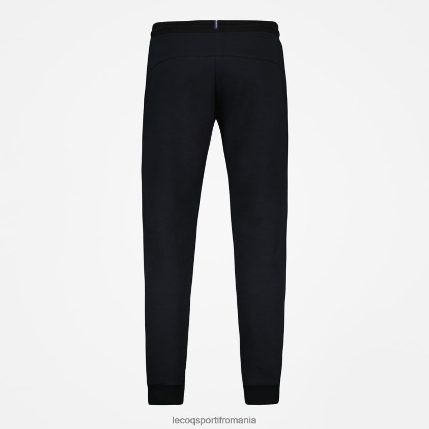 bărbați pantaloni de moda negri 4L4FJF106 Le Coq Sportif îmbrăcăminte