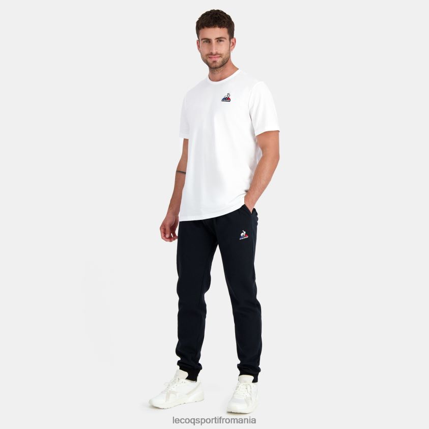 bărbați pantaloni de moda negri 4L4FJF106 Le Coq Sportif îmbrăcăminte