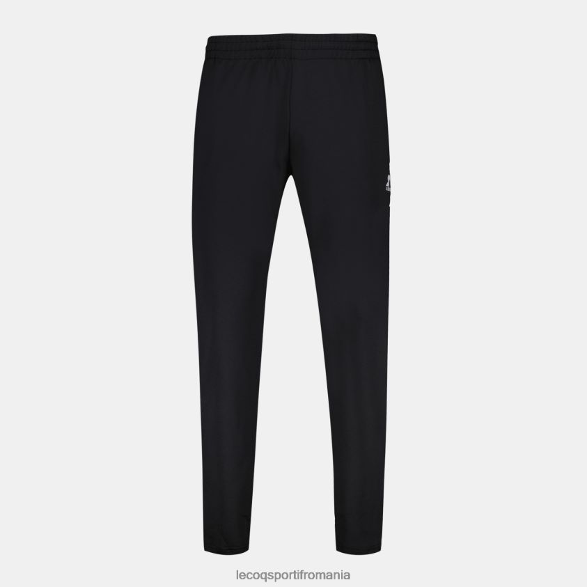 bărbați pantaloni de moda negri 4L4FJF82 Le Coq Sportif îmbrăcăminte