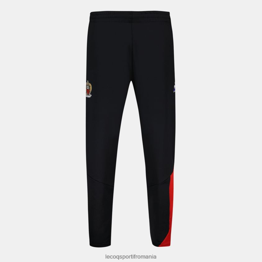 bărbați pantaloni de moda negri 4L4FJF86 Le Coq Sportif îmbrăcăminte