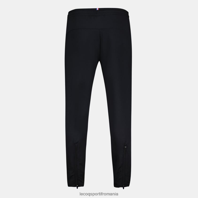bărbați pantaloni de moda negri 4L4FJF86 Le Coq Sportif îmbrăcăminte
