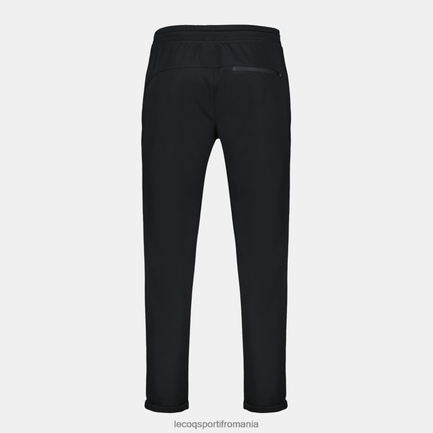 bărbați pantaloni de moda negri 4L4FJF98 Le Coq Sportif îmbrăcăminte