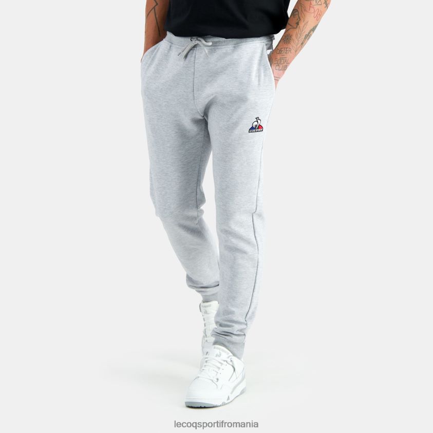 bărbați pantaloni gri 4L4FJF110 Le Coq Sportif îmbrăcăminte