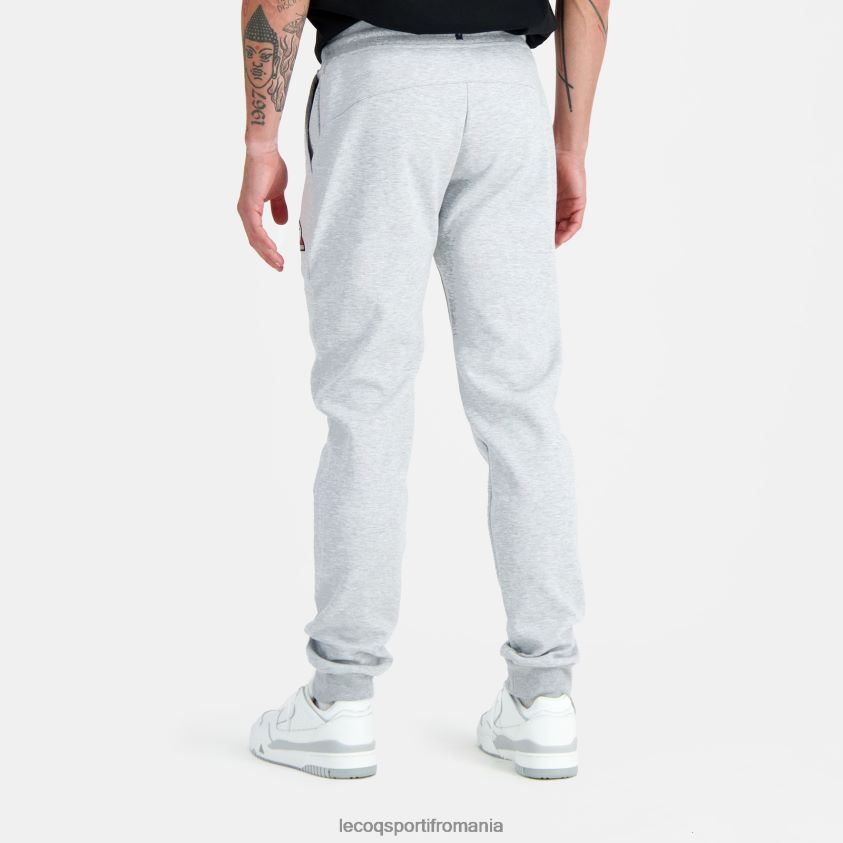 bărbați pantaloni gri 4L4FJF110 Le Coq Sportif îmbrăcăminte