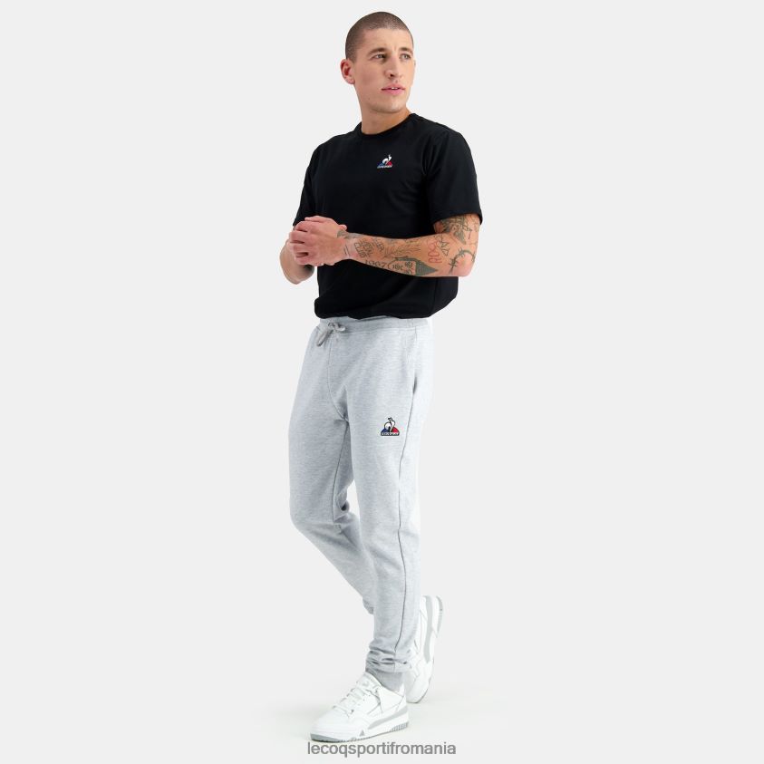 bărbați pantaloni gri 4L4FJF110 Le Coq Sportif îmbrăcăminte