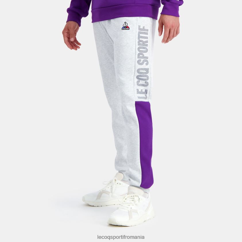 bărbați pantaloni gri 4L4FJF500 Le Coq Sportif îmbrăcăminte