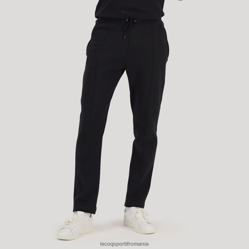 bărbați pantaloni negri 4L4FJF116 Le Coq Sportif îmbrăcăminte