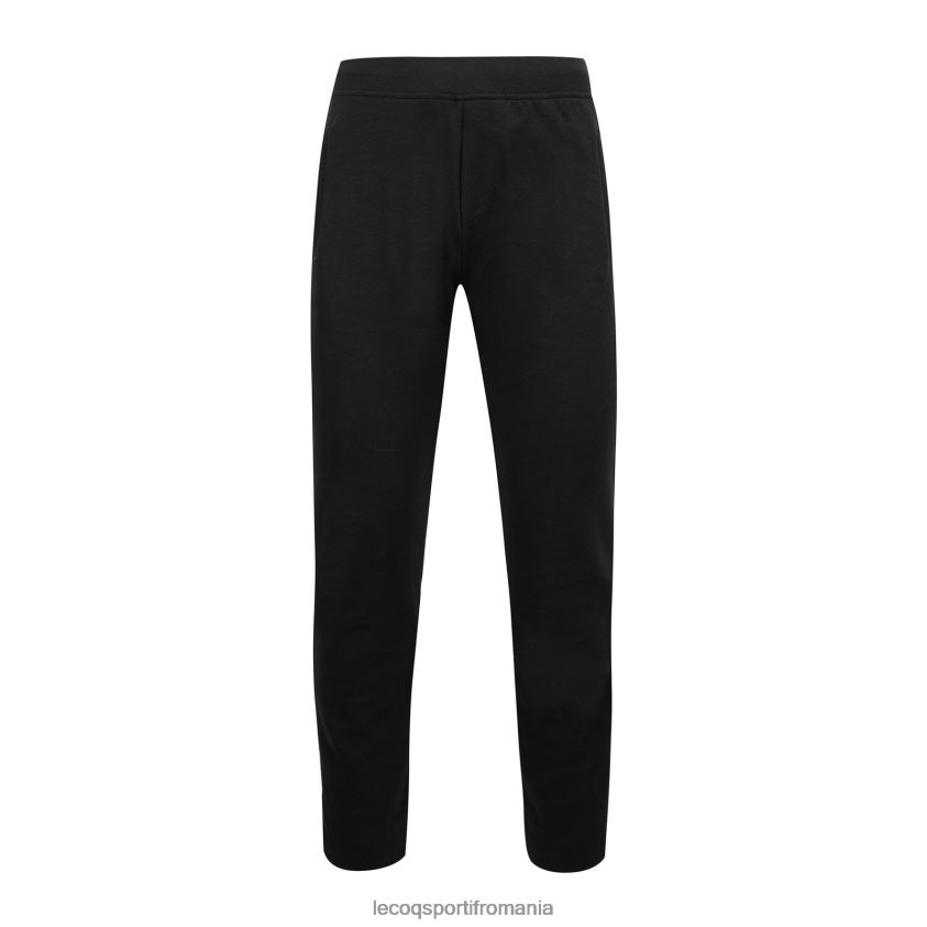 bărbați pantaloni negri 4L4FJF509 Le Coq Sportif îmbrăcăminte