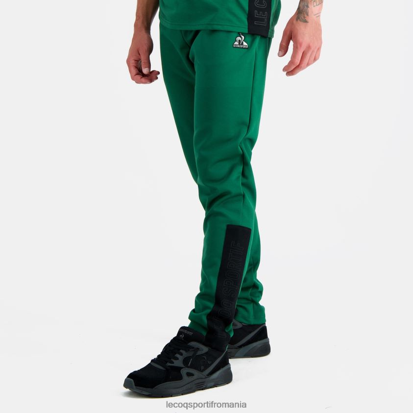 bărbați pantaloni verzi 4L4FJF501 Le Coq Sportif îmbrăcăminte