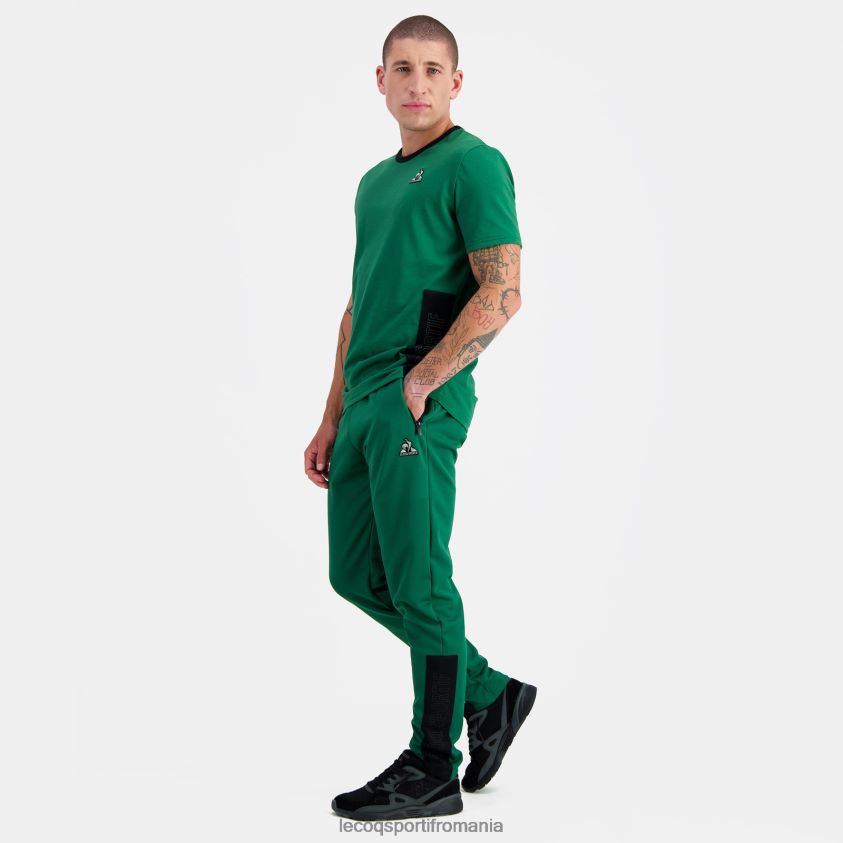 bărbați pantaloni verzi 4L4FJF501 Le Coq Sportif îmbrăcăminte