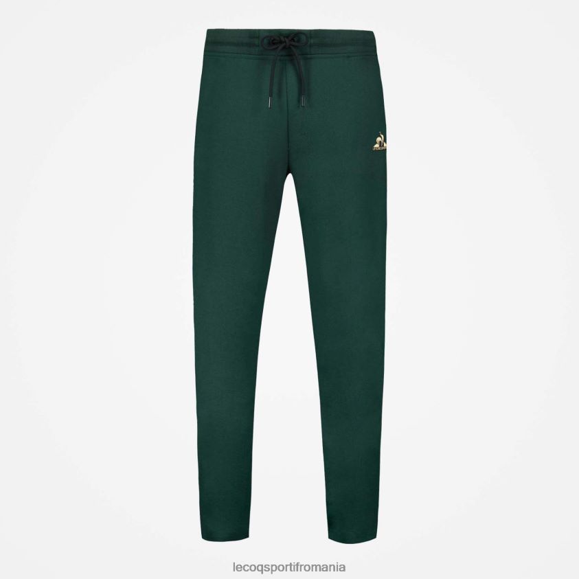 bărbați pantaloni verzi 4L4FJF504 Le Coq Sportif îmbrăcăminte