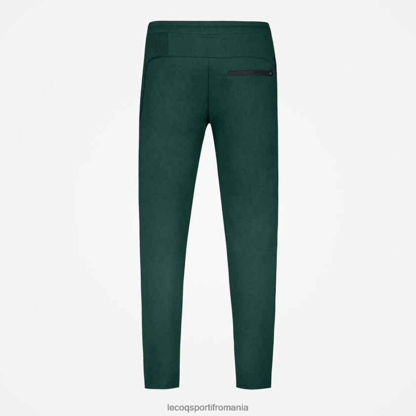 bărbați pantaloni verzi 4L4FJF504 Le Coq Sportif îmbrăcăminte