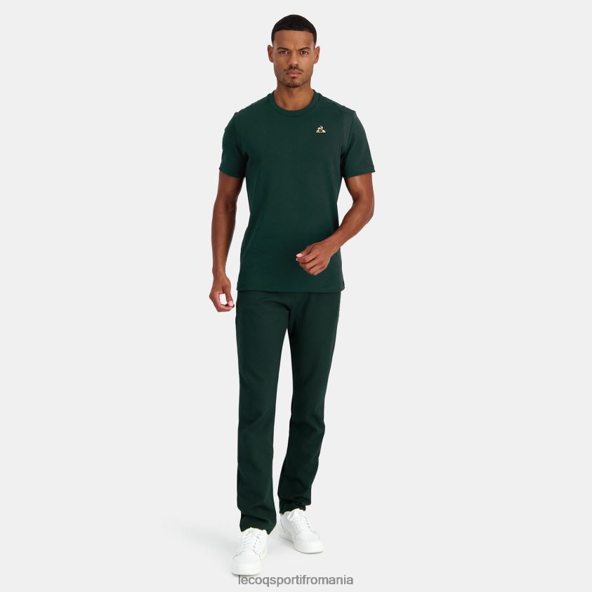 bărbați pantaloni verzi 4L4FJF504 Le Coq Sportif îmbrăcăminte
