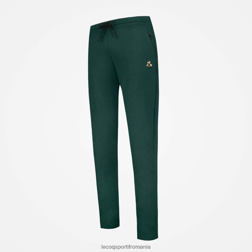 bărbați pantaloni verzi 4L4FJF504 Le Coq Sportif îmbrăcăminte