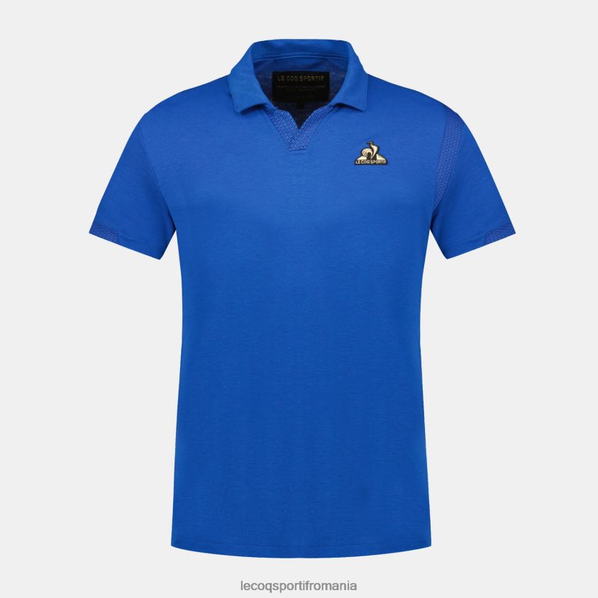 bărbați polo albastru 4L4FJF131 Le Coq Sportif îmbrăcăminte