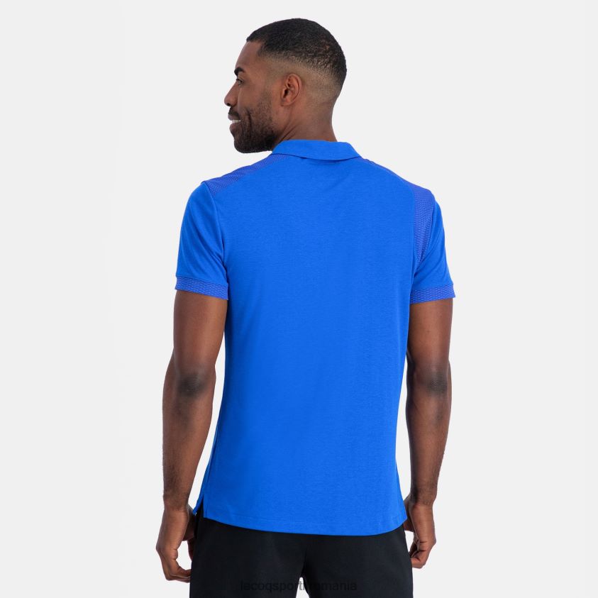 bărbați polo albastru 4L4FJF131 Le Coq Sportif îmbrăcăminte