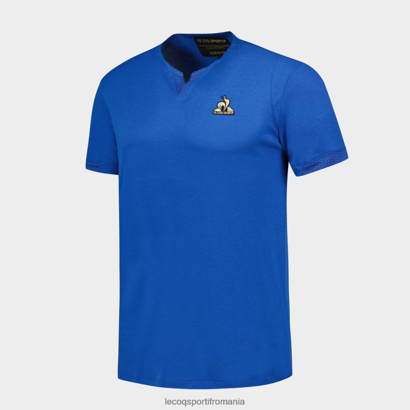 bărbați polo albastru 4L4FJF131 Le Coq Sportif îmbrăcăminte