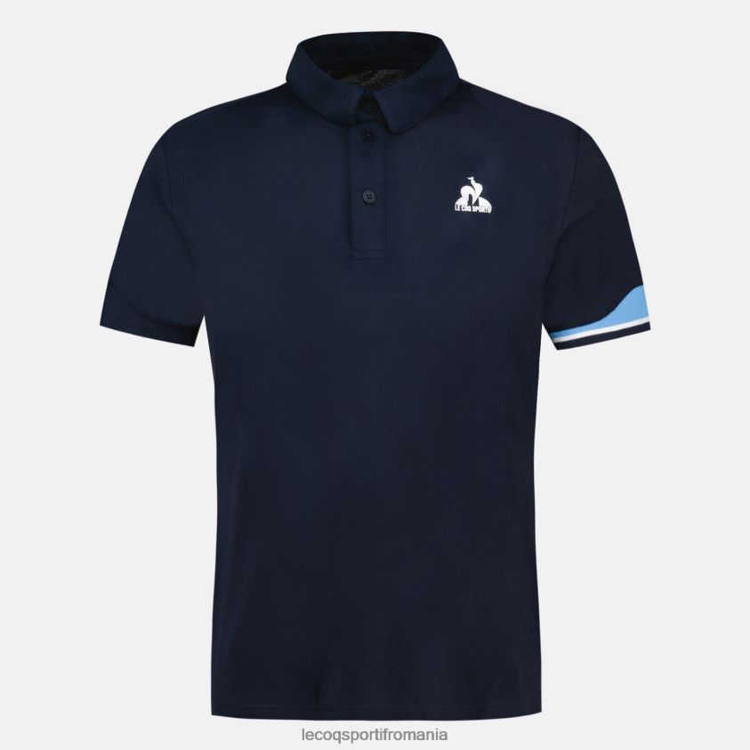 bărbați polo albastru 4L4FJF132 Le Coq Sportif îmbrăcăminte