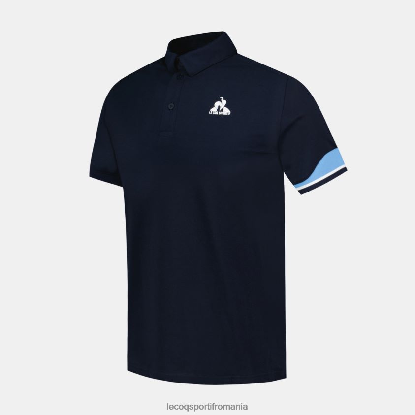 bărbați polo albastru 4L4FJF132 Le Coq Sportif îmbrăcăminte
