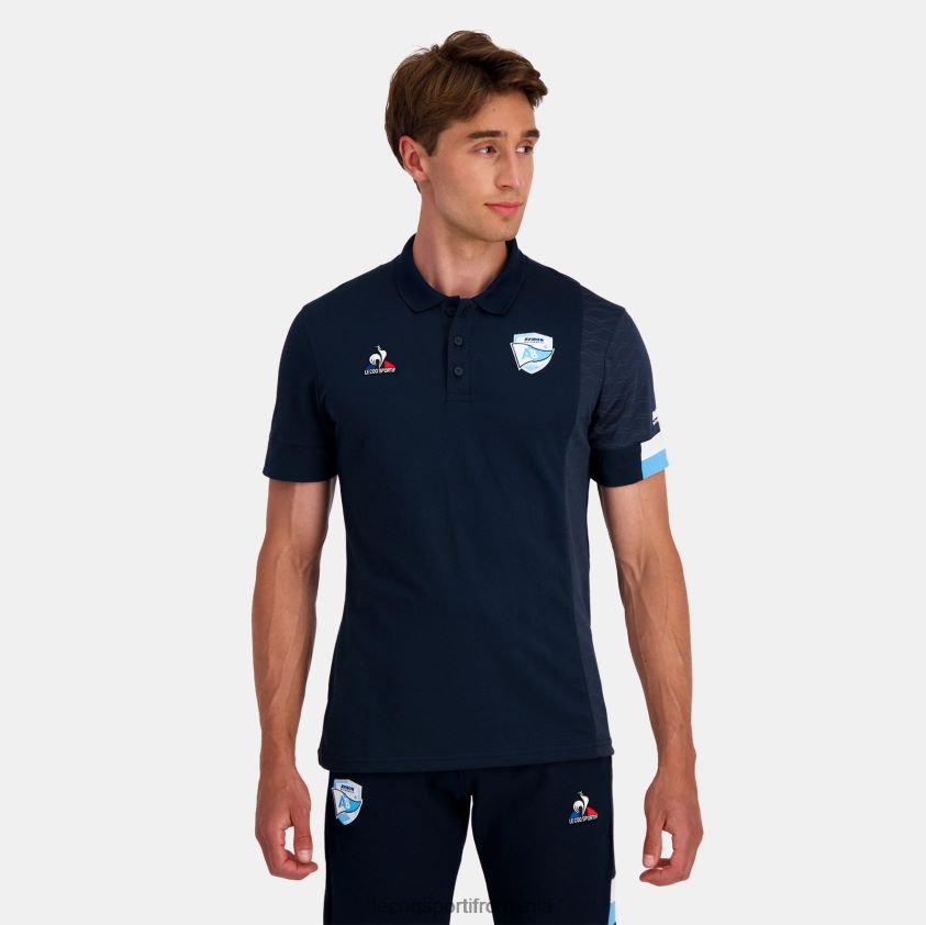 bărbați polo albastru 4L4FJF135 Le Coq Sportif îmbrăcăminte