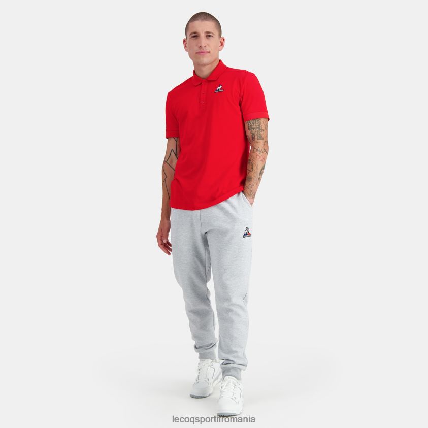 bărbați polo roșu 4L4FJF126 Le Coq Sportif îmbrăcăminte
