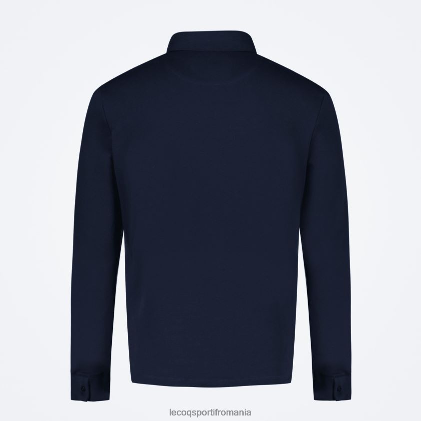 bărbați cămașă albastră 4L4FJF460 Le Coq Sportif îmbrăcăminte