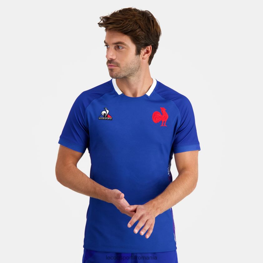 bărbați replica tricou rugby 7 - echipament de france albastru 4L4FJF475 Le Coq Sportif îmbrăcăminte