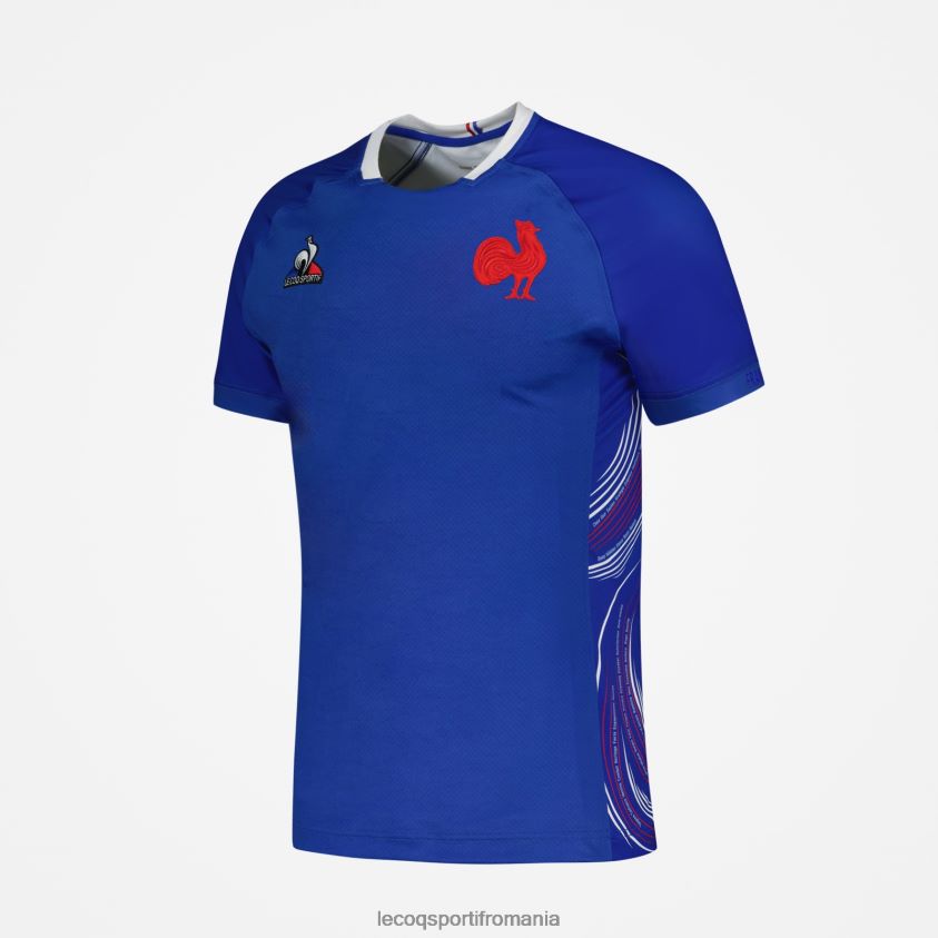 bărbați replica tricou rugby 7 - echipament de france albastru 4L4FJF475 Le Coq Sportif îmbrăcăminte