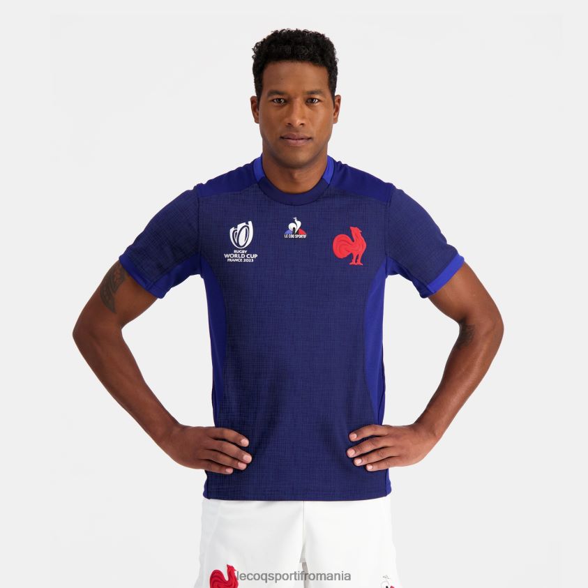 bărbați replica tricou xv de france - rugby world cup 2023 albastru 4L4FJF692 Le Coq Sportif îmbrăcăminte