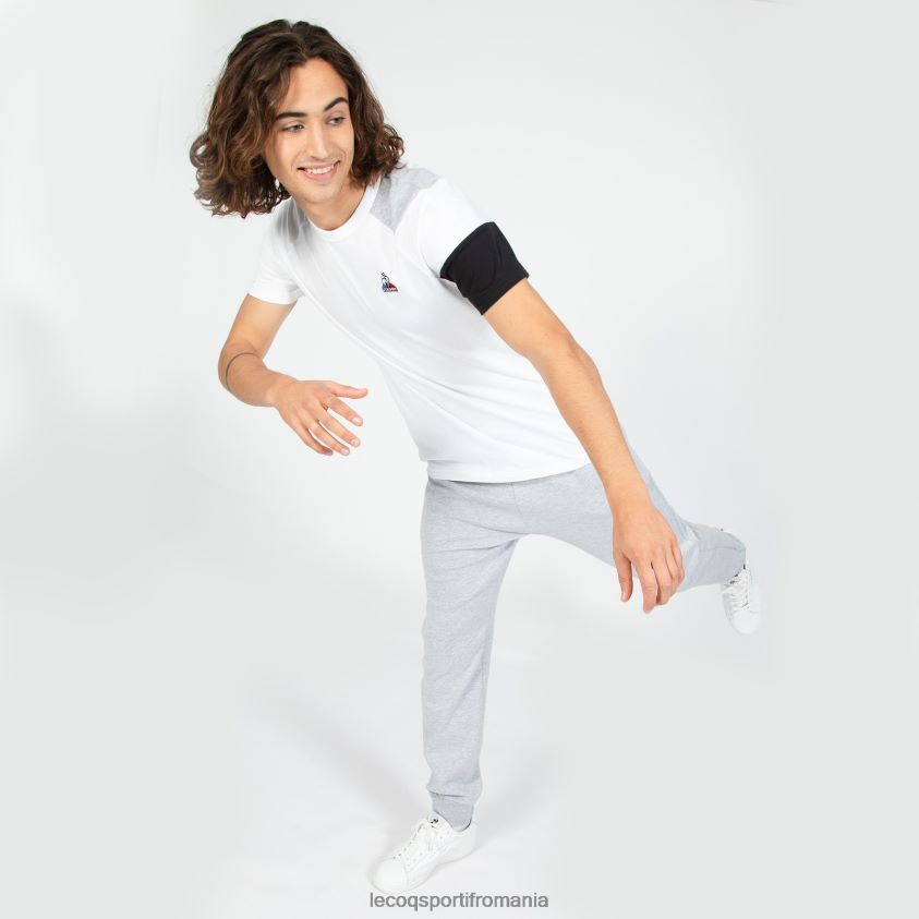 bărbați tricou alb 4L4FJF189 Le Coq Sportif îmbrăcăminte