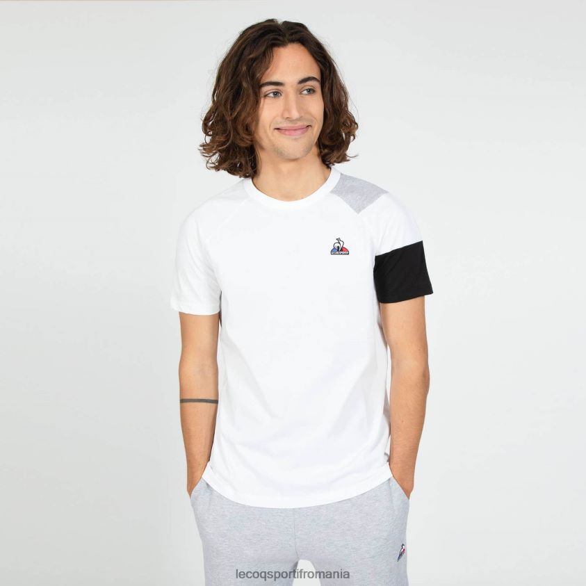 bărbați tricou alb 4L4FJF189 Le Coq Sportif îmbrăcăminte