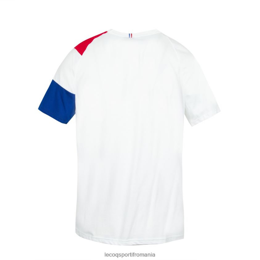 bărbați tricou alb 4L4FJF191 Le Coq Sportif îmbrăcăminte